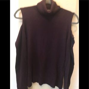 Tahari Turtleneck W/Cold Shoulders